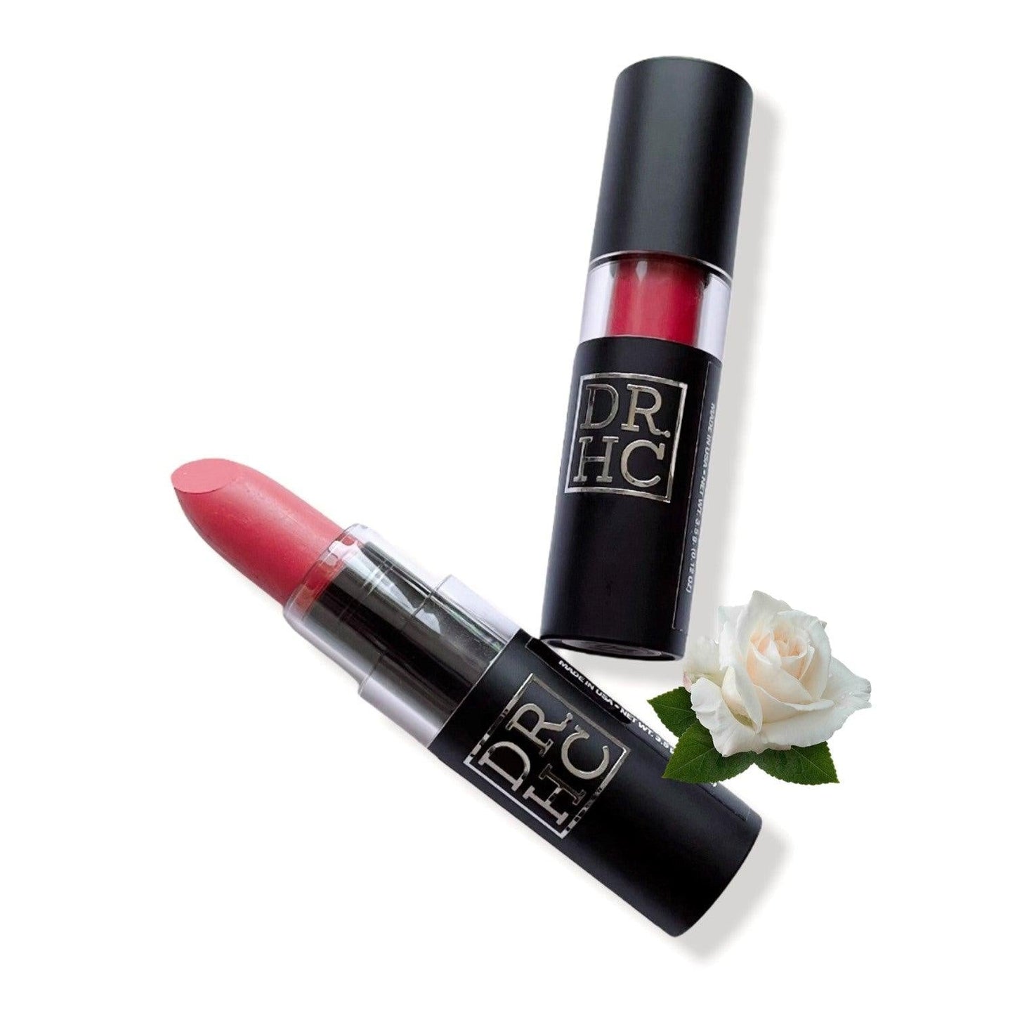 DR.HC 100% Natural/Organic & Vegan Matte Lipstick (8 Shades) (4.25g, 0.15oz.)