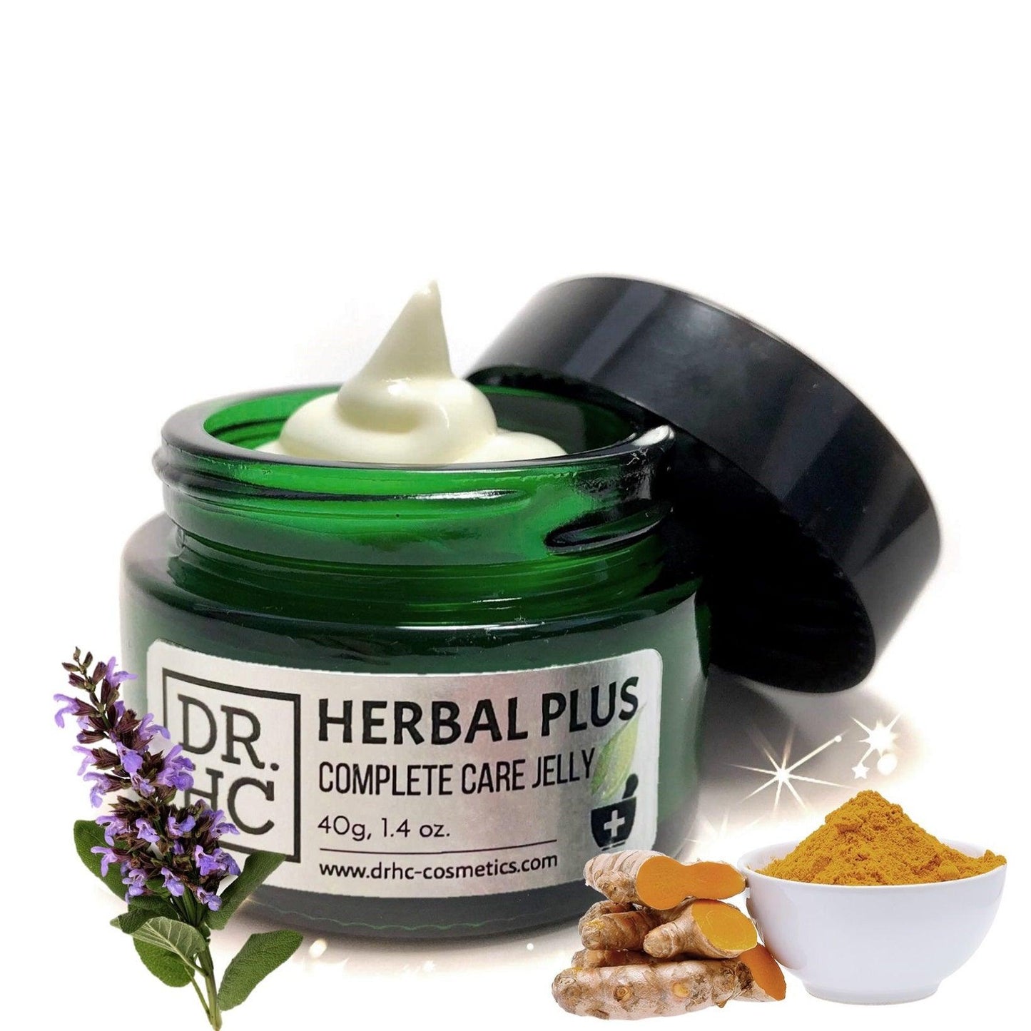 DR.HC Herbal Plus Complete Care Jelly (25~40g, 0.9~1.4oz) (Anti-acne, Anti-scar, Anti-blemish, Anti-inflammatory, Anti-aging, Skin plumping...)