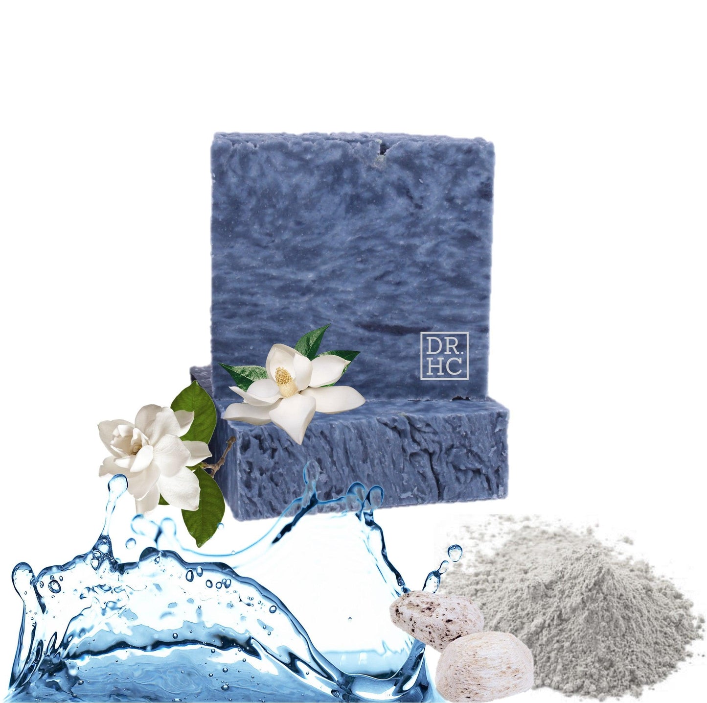 DR.HC Ocean Breath All-Natural Skincare Scrubbing Soap (110g, 3.8oz.) (Exfoliating, Detoxifying, Anti-aging, Toning...)
