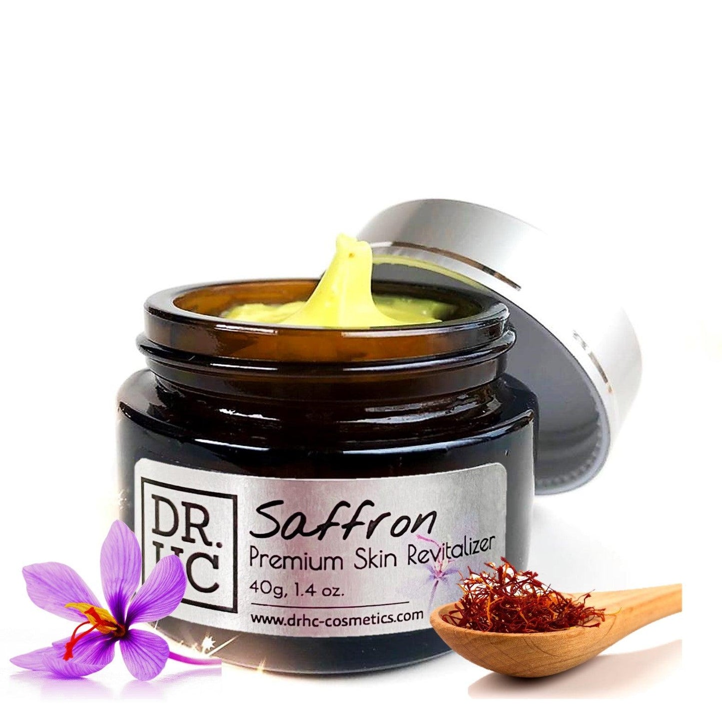 DR.HC Saffron Premium Skin Revitalizer (25~40g, 0.9~1.4oz) (Skin recovery, Anti-scar, Anti-blemish, Skin toning...)