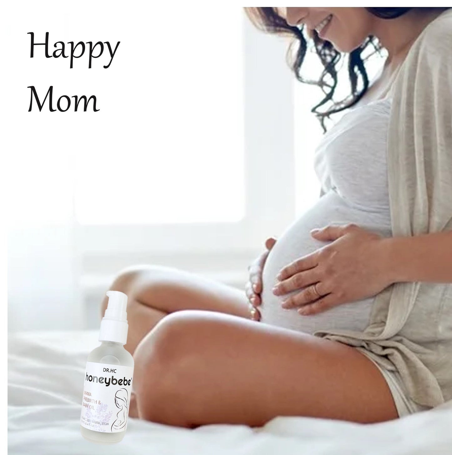 DR.HC Honeybebe' Organic Mama Prebirth & Baby Oil (2.4 fl.oz., 70 ml)