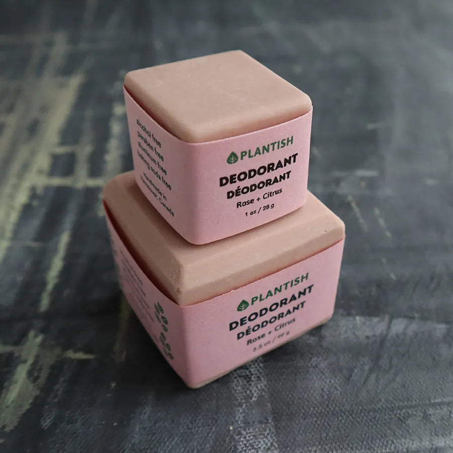 Zero Waste Deodorant Bar - Rose & Citrus