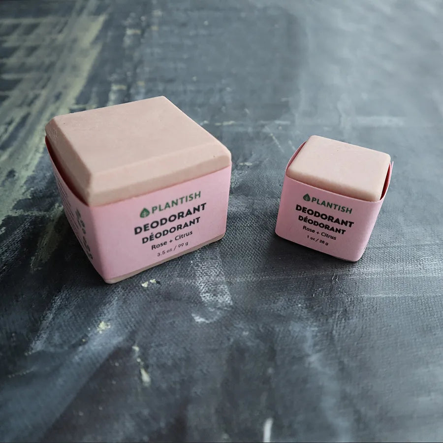 Zero Waste Deodorant Bar - Rose & Citrus